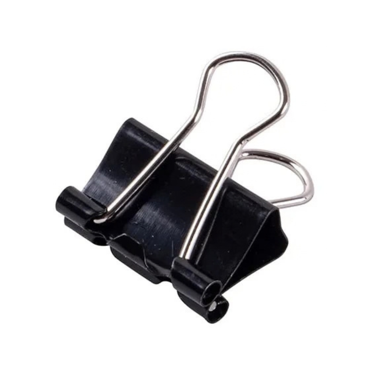 Clip Doble Negro 15mm Adix, Pack 12 Unidades