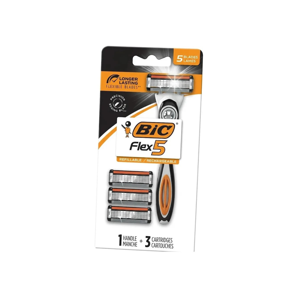 Máquina Afeitar Bic Flex 5 Hybrid + 3 Repuestos