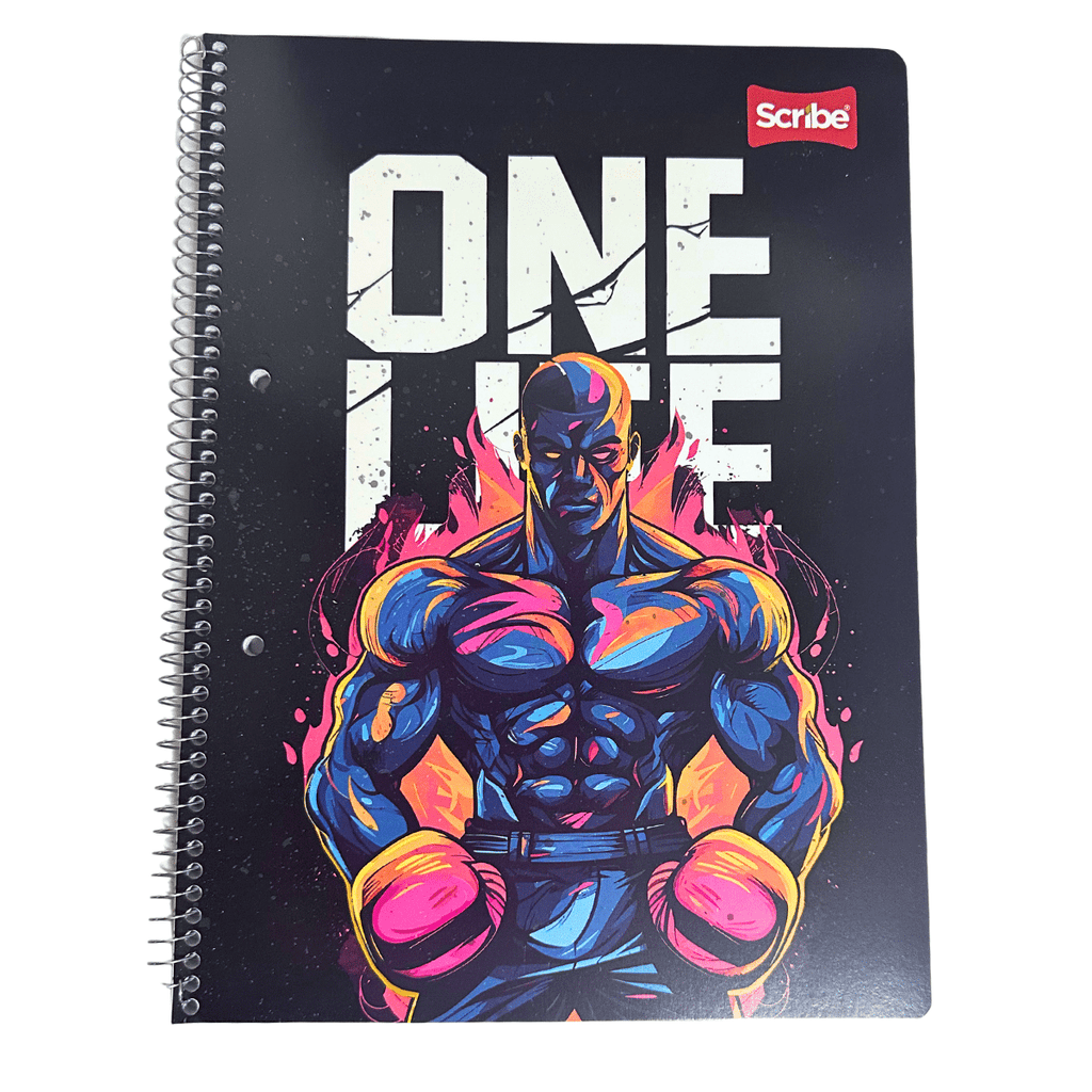 Cuaderno Universitario Scribe One 7mm x 100 Hojas Prepicadas y Orificio