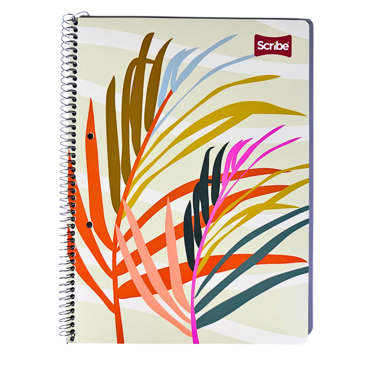 Cuaderno Universitario Scribe Spring 7mm x 100 Hojas Prepicadas y Orificio