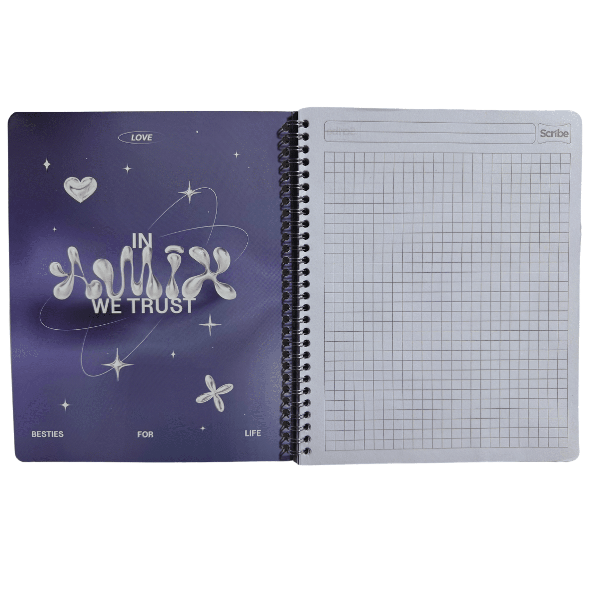 Cuaderno Universitario Scribe Incolors Lover 7mm x 100 Hojas