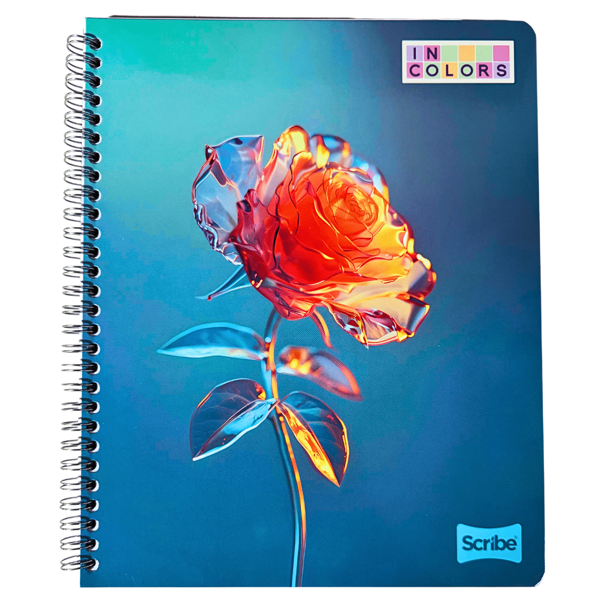 Cuaderno Universitario 7mm x 100 Hojas Scribe, Diseño Incolors Rosa