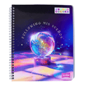 Cuaderno Universitario Scribe Incolors Cristal 7mm x 100 Hojas
