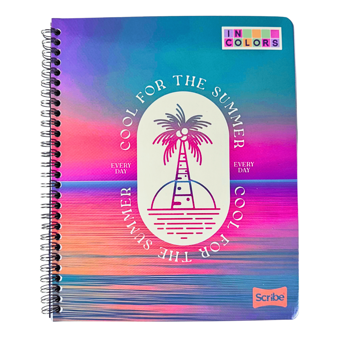 Cuaderno Universitario Scribe Incolors Summer 7mm x 100 Hojas