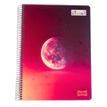 Cuaderno Universitario Tapa Dura Moon, Grande 7mm x 120 Hojas Scribe