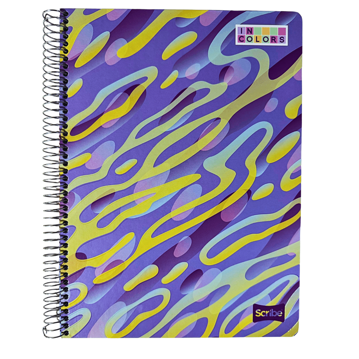 Cuaderno Universitario Tapa Dura Relieve, Grande 7mm x 120 Hojas Scribe