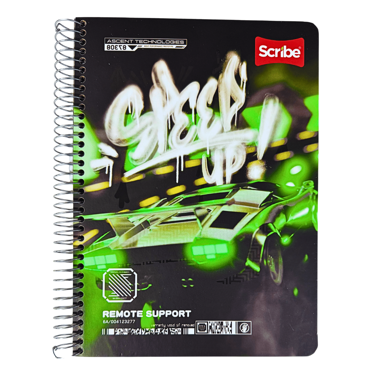 Cuaderno Universitario Tapa Dura Speed, Mediano 7mm x 120 Hojas Scribe