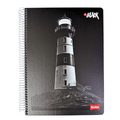 Cuaderno Universitario Tapa dura Black Torre, Grande 7mm x 150 Hojas Scribe