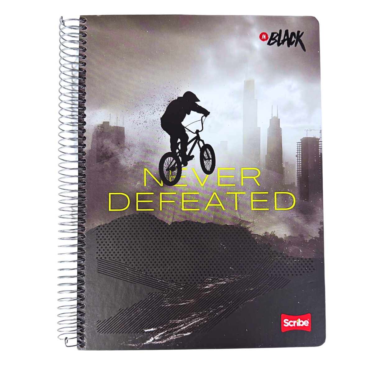 Cuaderno Universitario Tapa dura Never, Grande 7mm x 150 Hojas Scribe