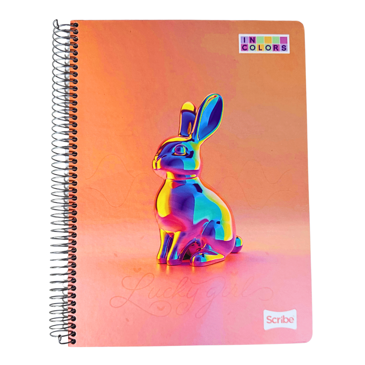 Cuaderno Universitario Tapa dura Conejo, Grande 7mm x 150 Hojas Scribe