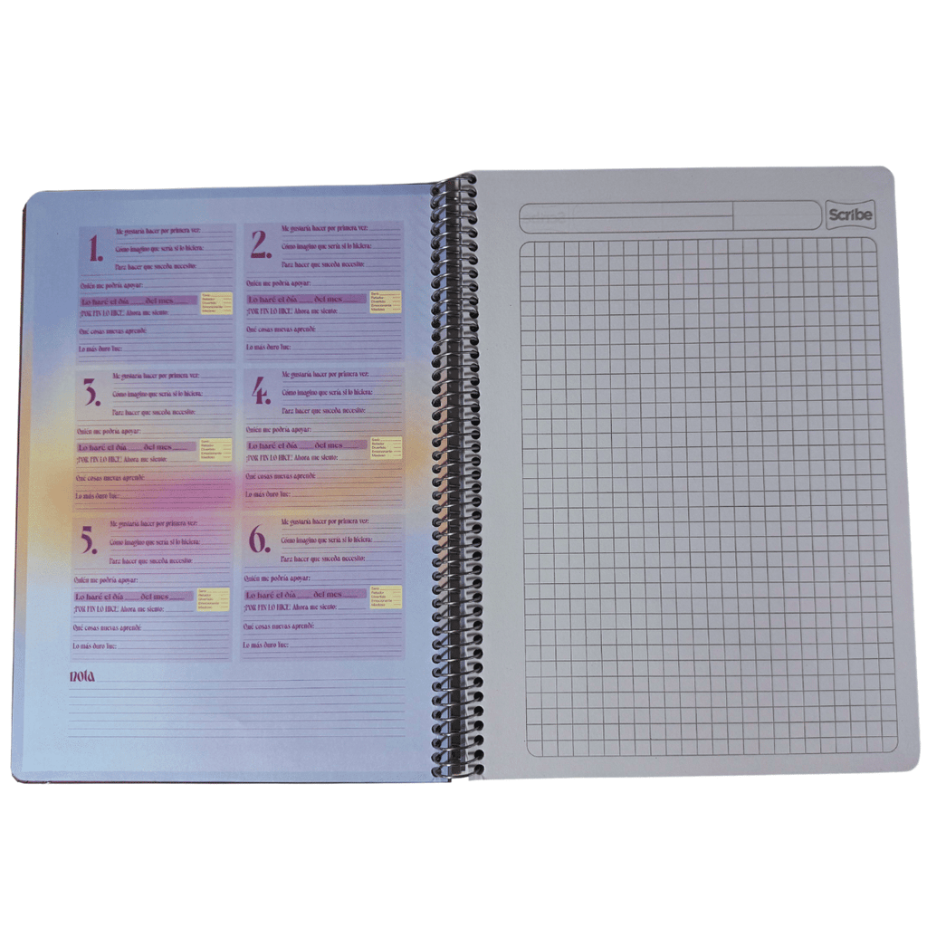 Cuaderno Universitario Tapa dura Conejo, Grande 7mm x 150 Hojas Scribe