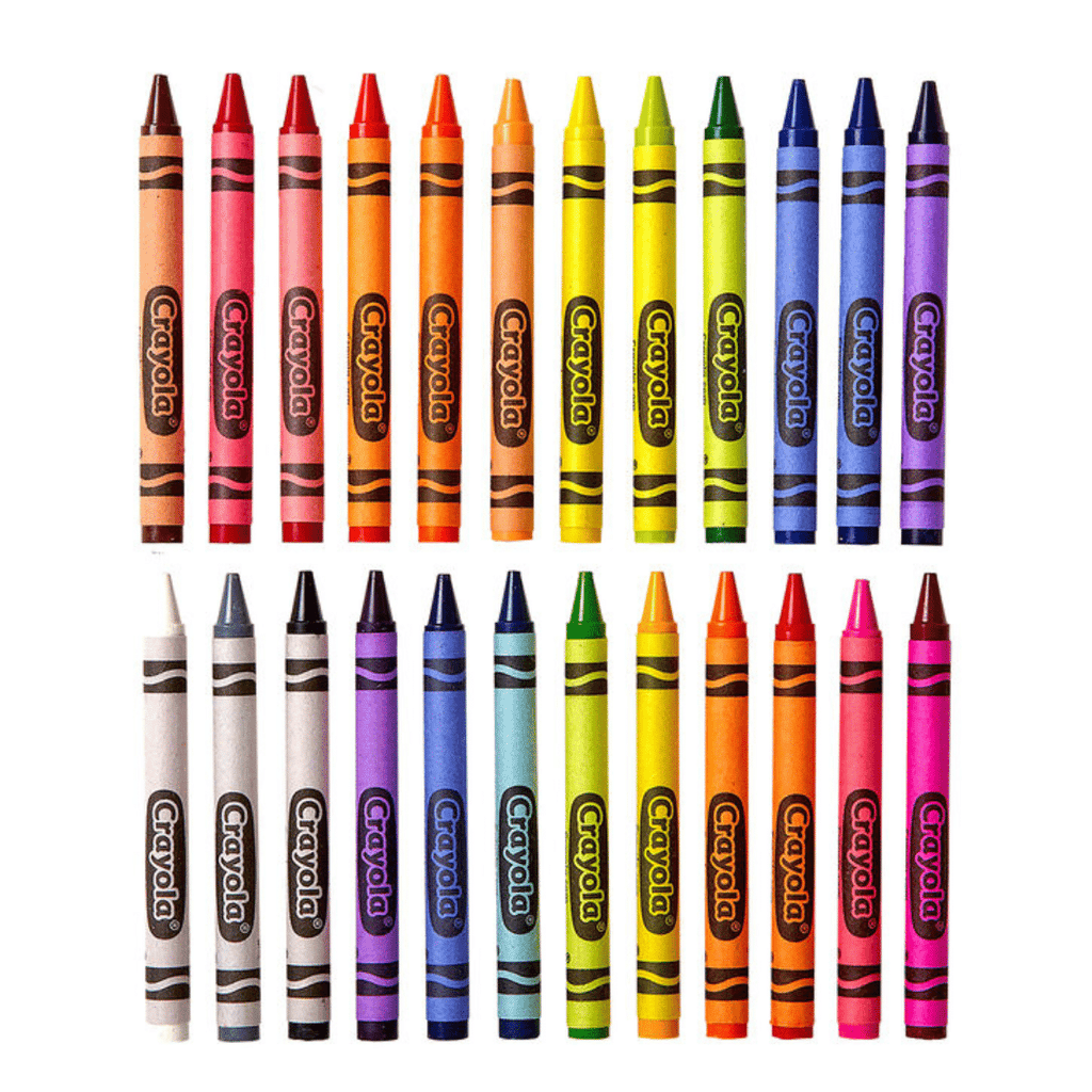 Crayones de Cera Crayola x 24 Colores – Resistentes, No Tóxicos, Uso Escolar