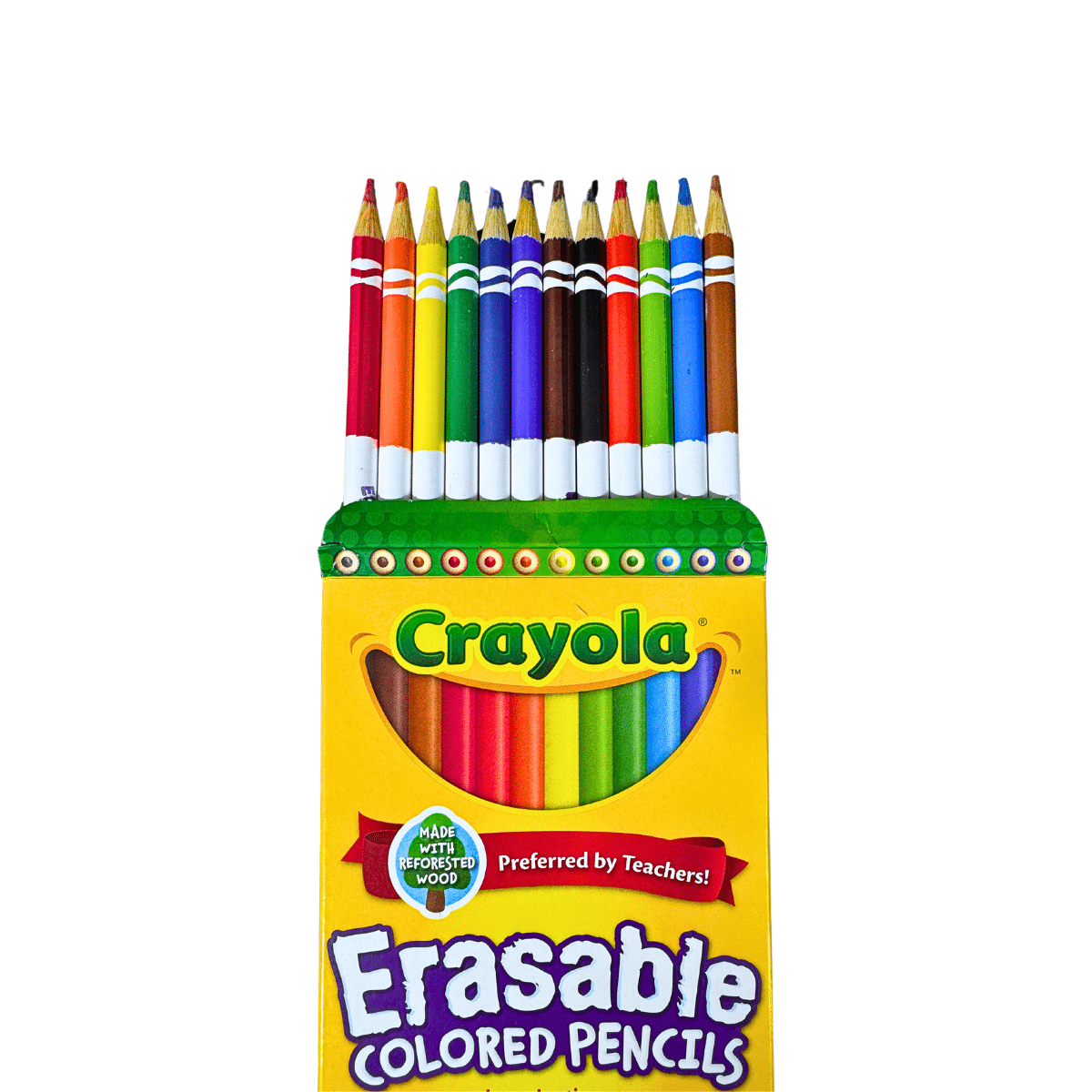Lápices De Colores Borrables Crayola x 12 Colores Para niños