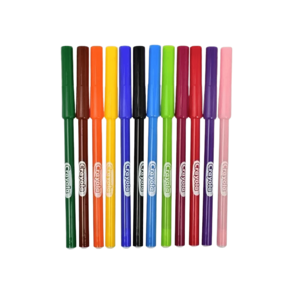 Marcadores Crayola Lavables Wonder Markers – Punta Fina, 12 Colores