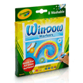 Marcadores Lavables para Ventanas Crayola – Set de 8, Removibles y No Tóxicos