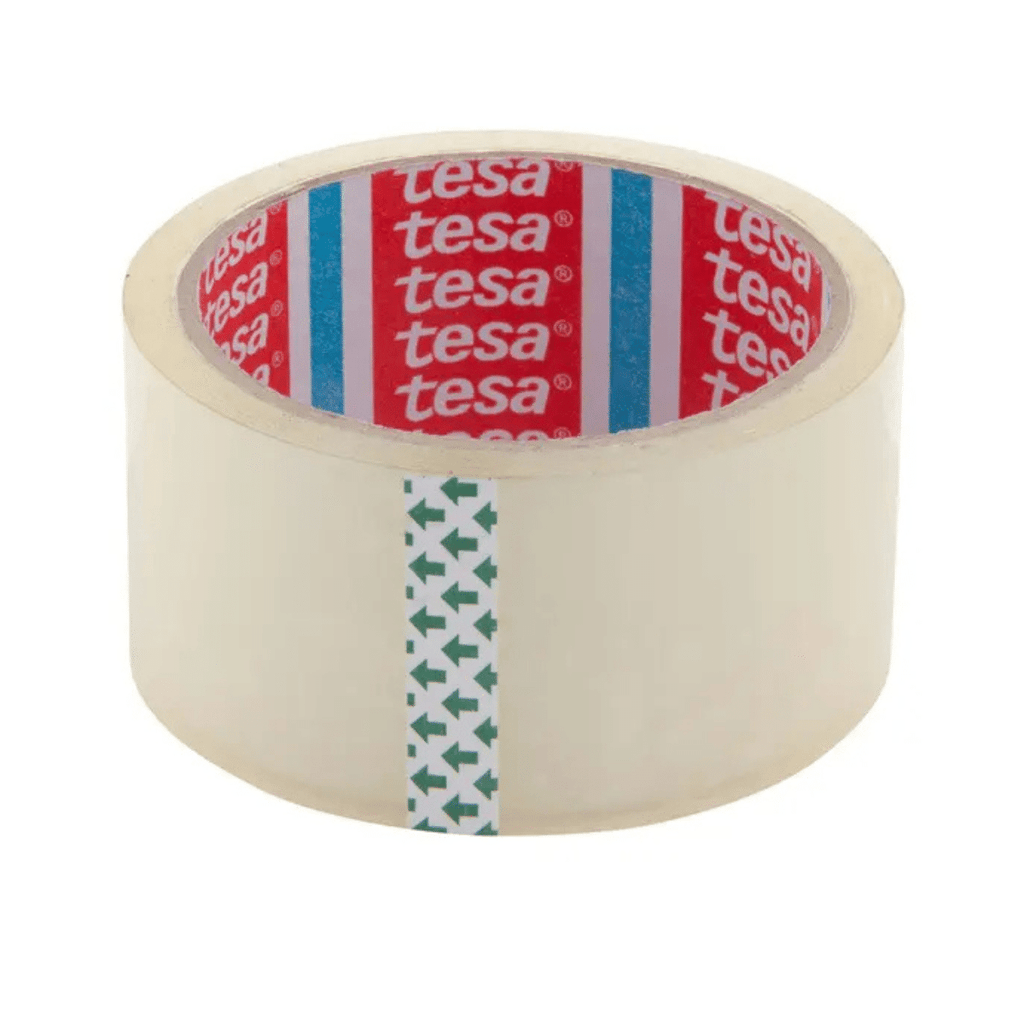 Cinta Para Embalaje Tesa De 40 Metros x 48mm Transparente, 40 Micras