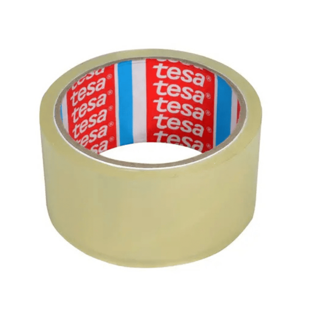 Cinta Para Embalaje Tesa De 40 Metros x 48mm Transparente, 40 Micras