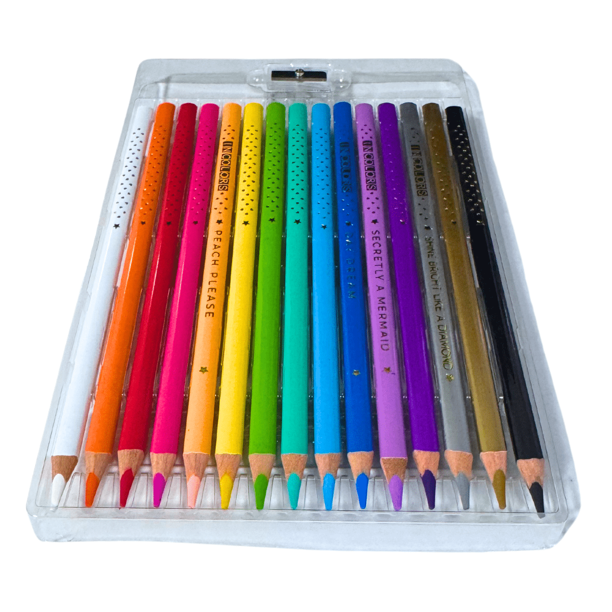 Lápices de Colores Incolors Scribe x 15 Unidades, Unipunta, Colores Vibrantes