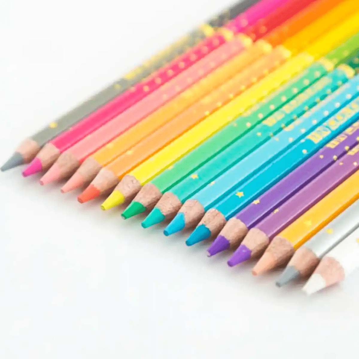 Lápices de Colores Incolors Scribe x 15 Unidades, Unipunta, Colores Vibrantes