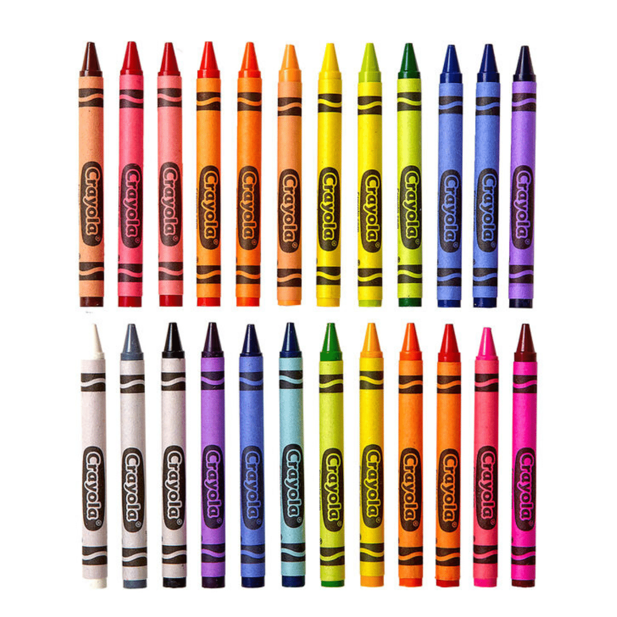 Crayones de Cera Crayola x 12 – Colores Vibrantes, No Tóxicos, Uso Escolar