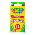 Crayones de Cera Crayola x 12 – Colores Vibrantes, No Tóxicos, Uso Escolar