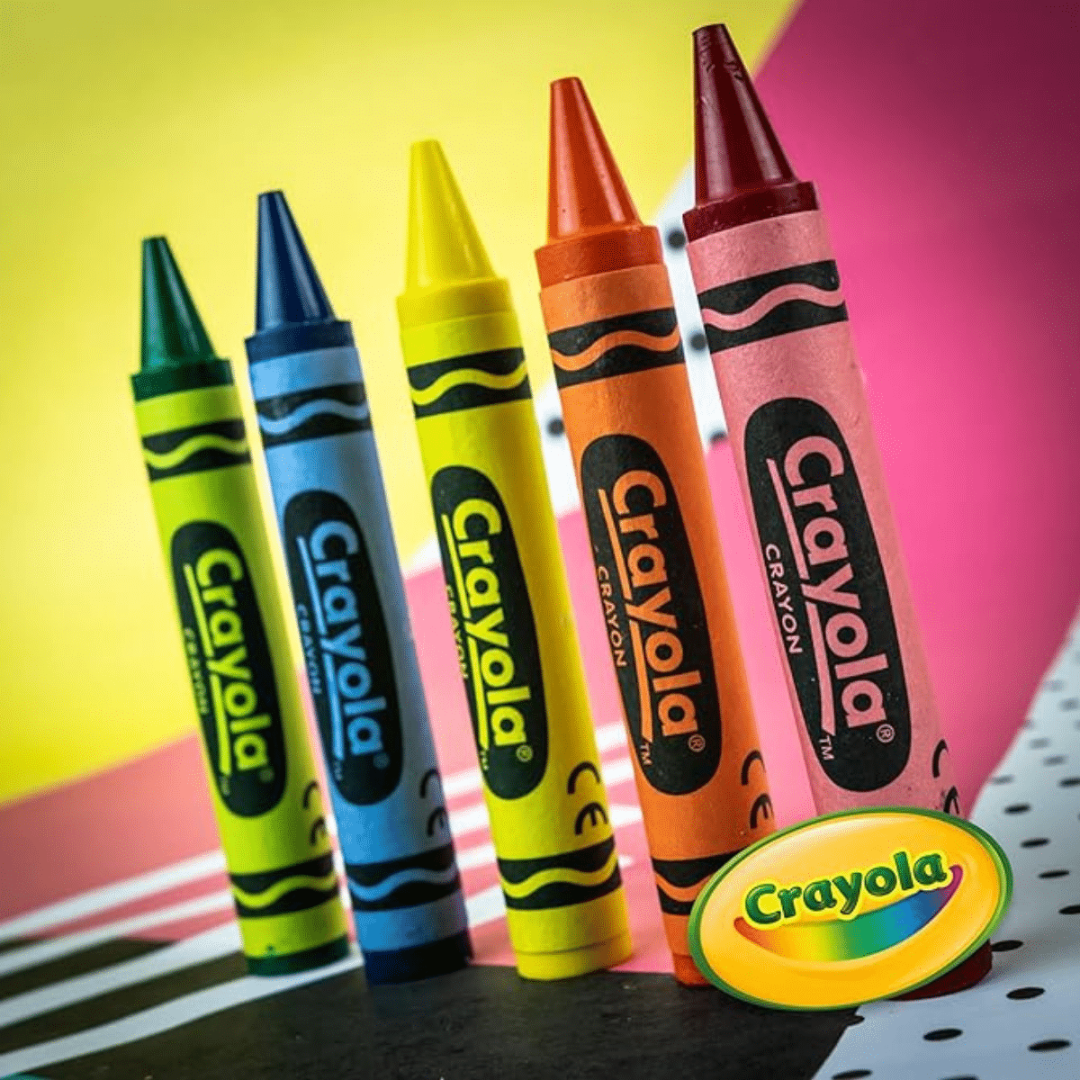 Crayones de Cera Crayola Jumbo – 12 Colores, No Tóxicos, Uso Escolar