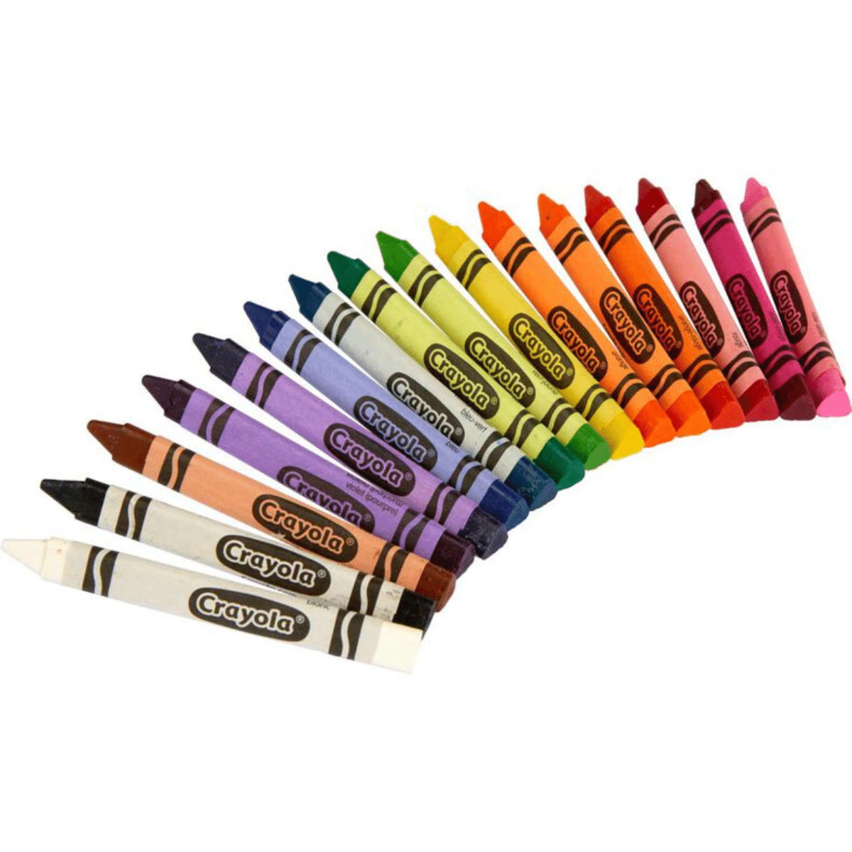 Crayones de Cera Crayola Triangulares – 16 Colores, Fáciles de Agarrar, No Tóxicos