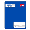 Cuaderno College Azul Matemática Scribe 80 Hojas, 7mm