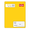 Cuaderno College Amarillo Matemática Scribe 80 Hojas, 7mm