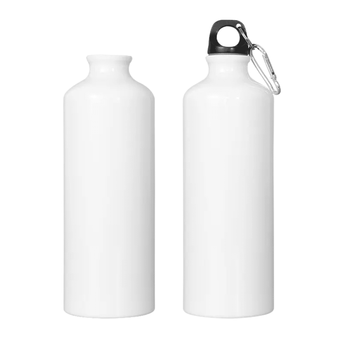 Botella Metálica Para Sublimación De 600ml+ Caja Blanca Individual