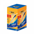Lápices Pasta Bic Azul x 50 Unidades Cristal 1.0mm Punta Metálica Media