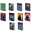 Pack 10 Cuadernos Univ. Hombre 7mm x 100 Hojas Prepicada y Con Orificio