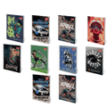Pack 10 Cuadernos Universitarios 7 MM x 100 Hojas Diseño Masculino Surtido