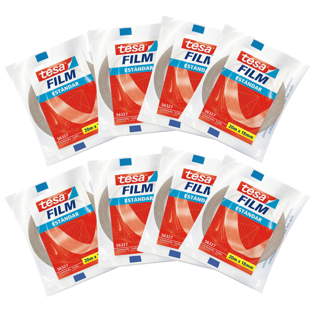 Cinta Adhesiva Transparente Tesa 18mm x 20m – Uso Escolar y Oficina