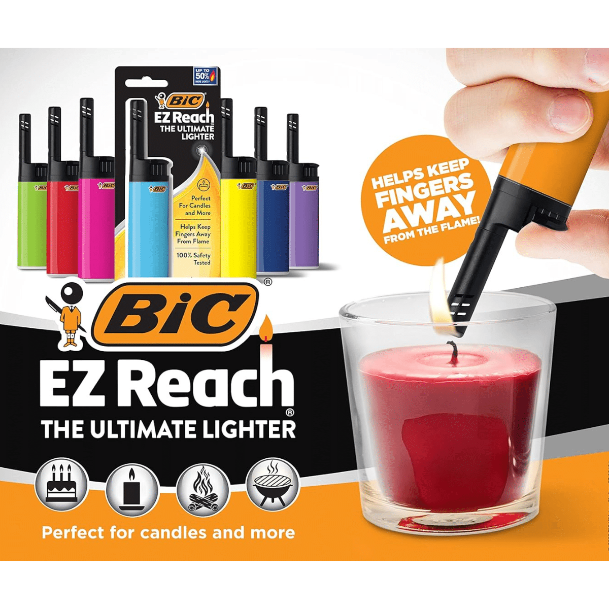 Encendedor Bic Multiuso Ez Reach J38 x 1 Unidad
