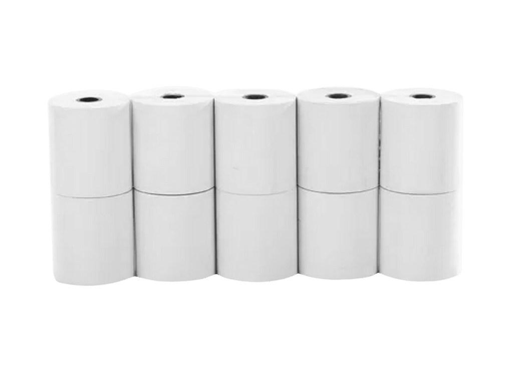 Papel Térmico 80x80 mm De 65 Grs Pack 10 Rollos Térmicos