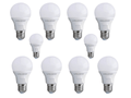 Pack 10 Ampolletas Wellmax LED 11W E27 Sec Luz Fría