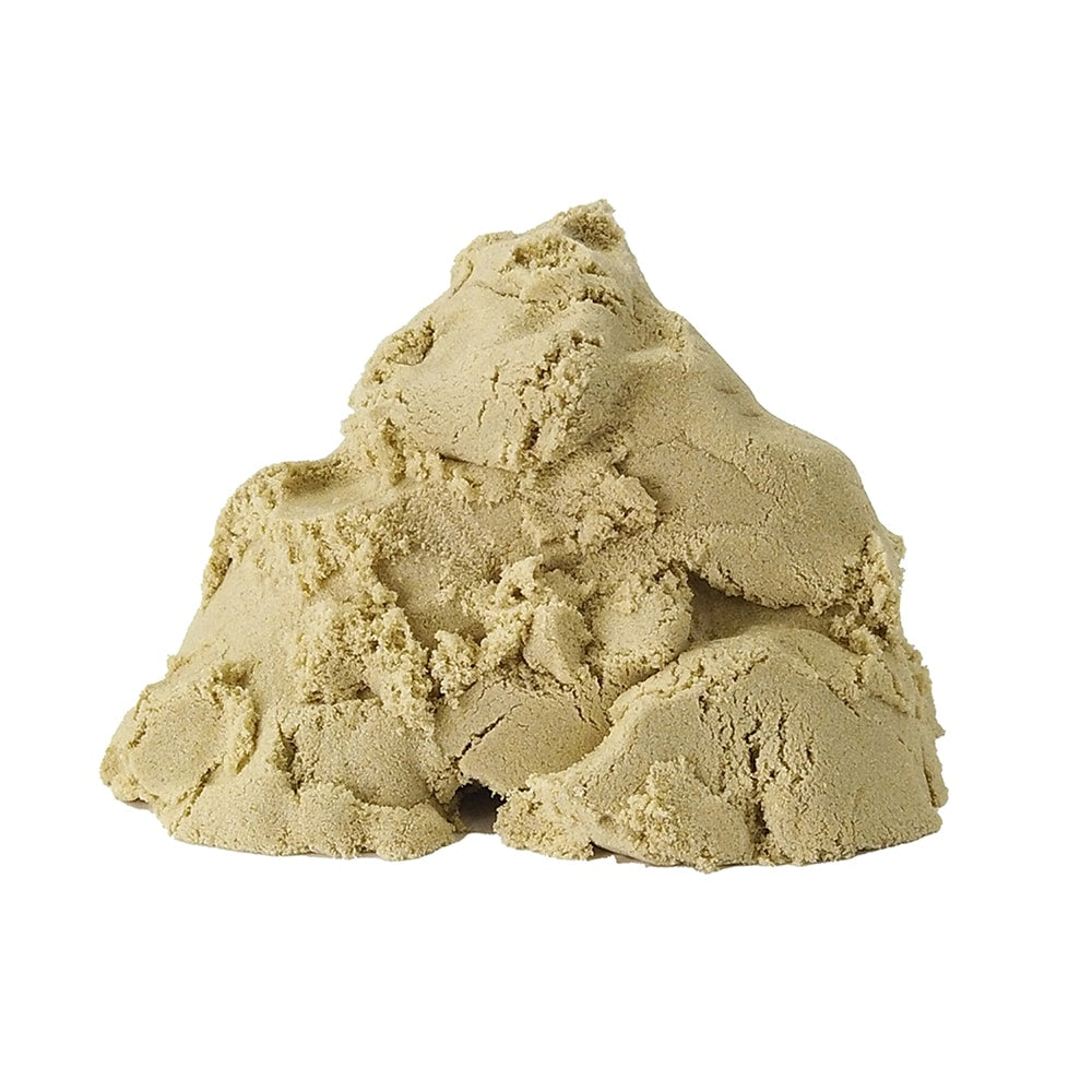 Arena Mágica 1kg Con 10 Moldes Y Bandeja Adetec - Color Natural