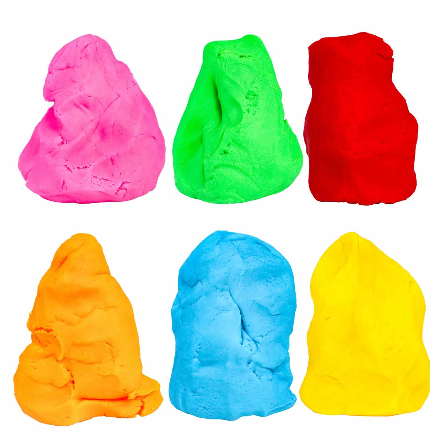 Pack 6 Masas Moldeables Adetec 220g Juego Didáctico Infantil