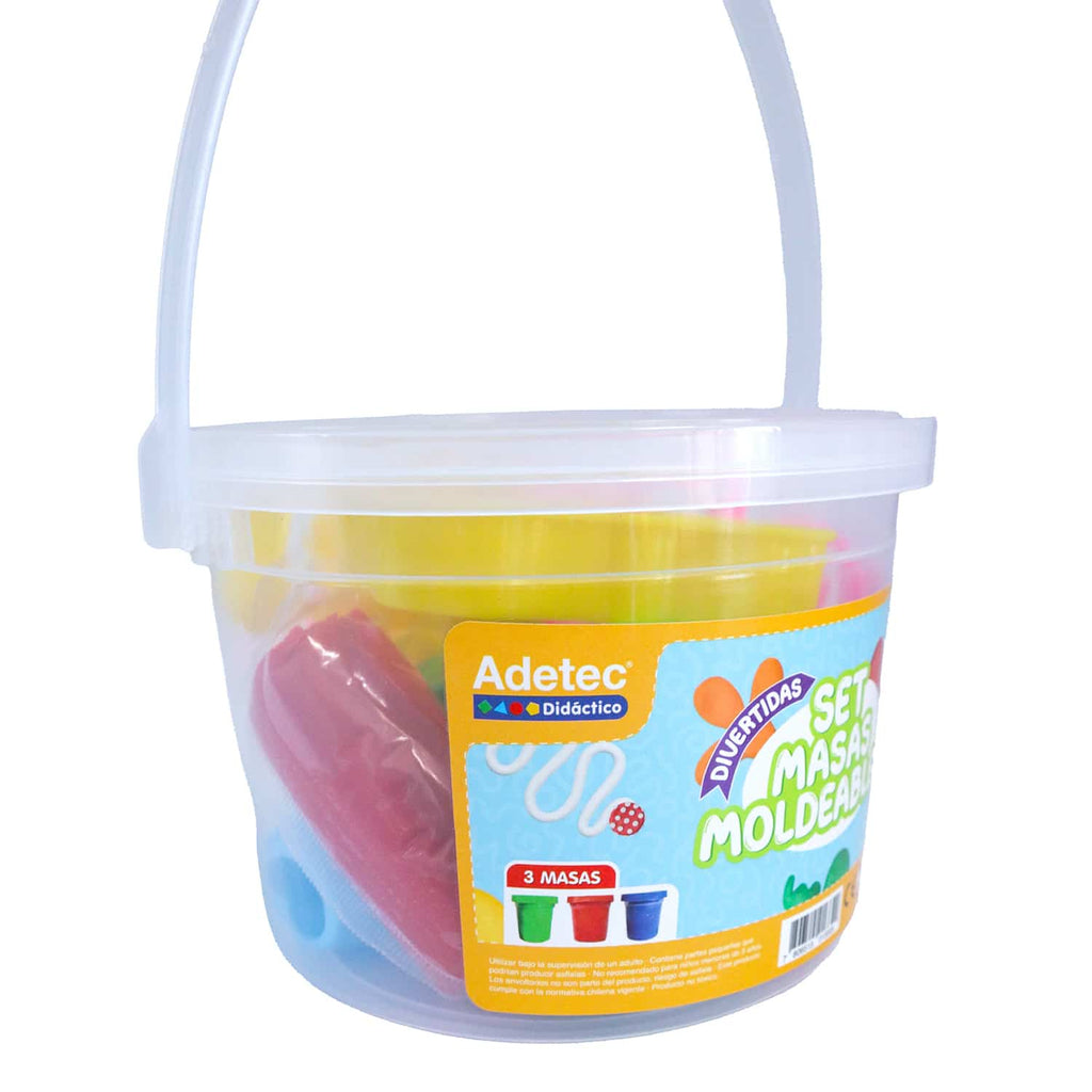 Masas Moldeables Con 12 Moldes De Animales Y Boquillas Adetec