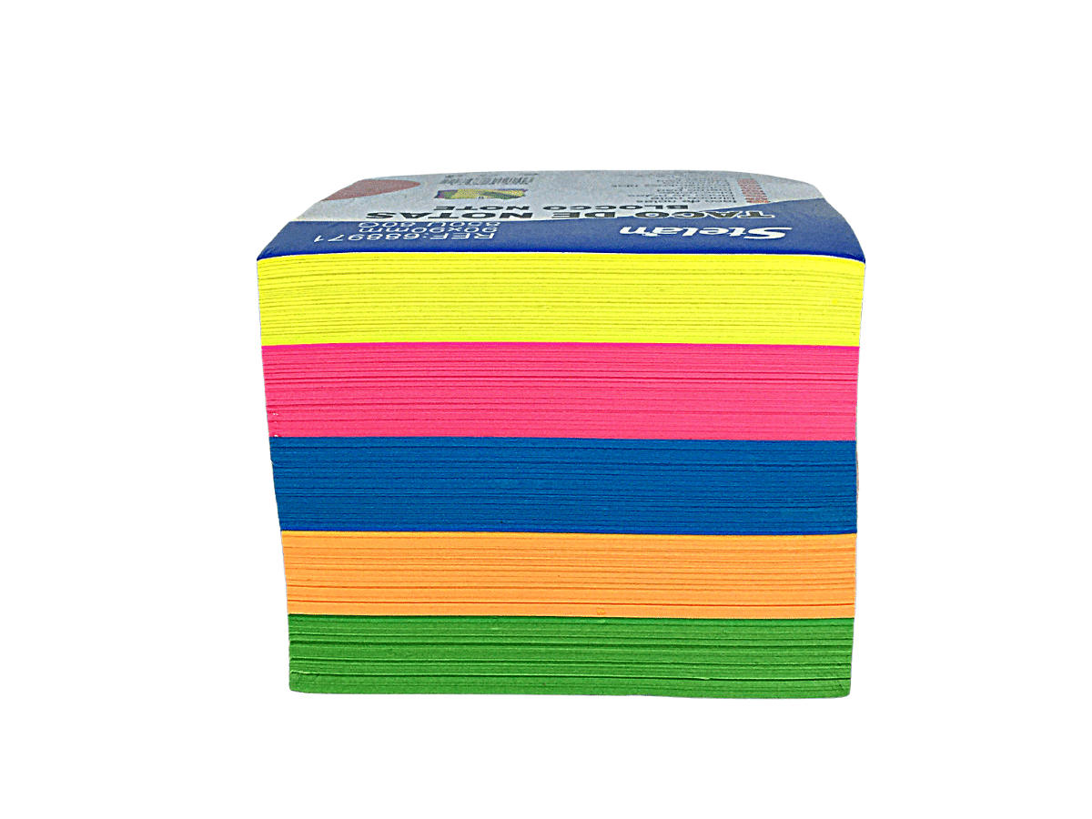 Tacos De Notas 90x90 Mm De 80gr 850 Notas Colores Varios