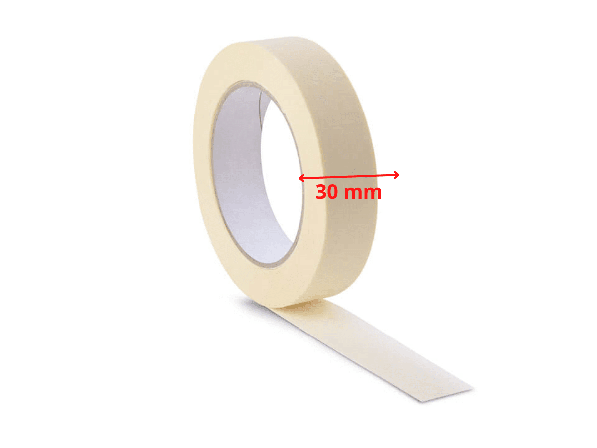 Cinta Masking Tape 30mm X 40 metros Cinta Para Enmascarar Adhesiva