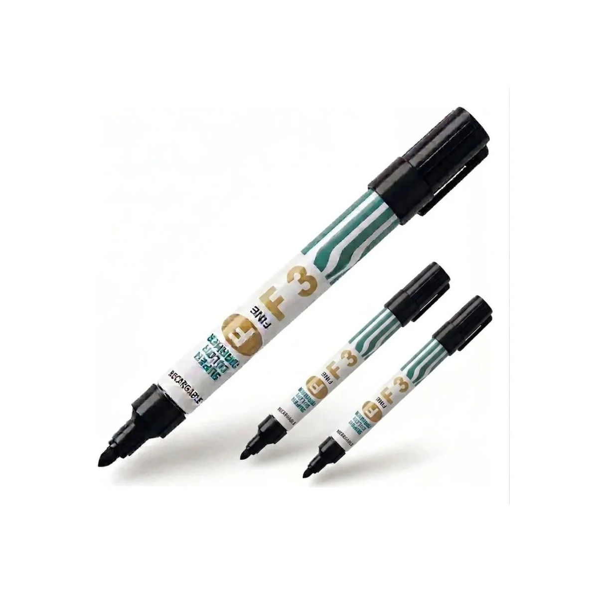 Marcador Permanente Fino Pilot Metálico Pack x3