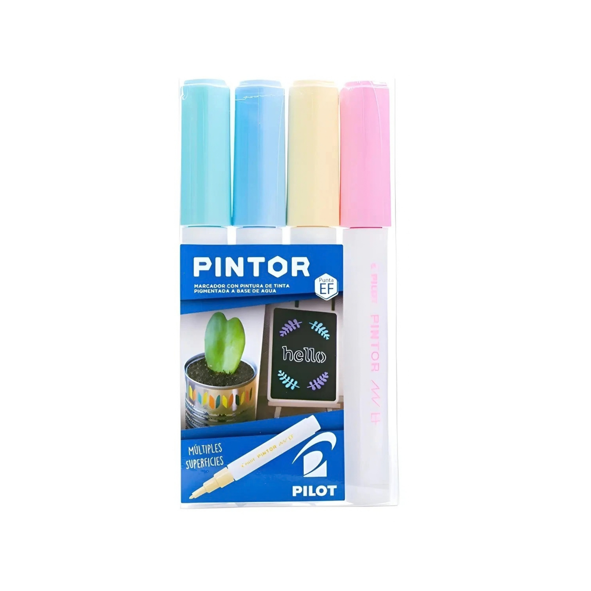 Marcador Pintor Pilot Pastel Punta Extra Fina
