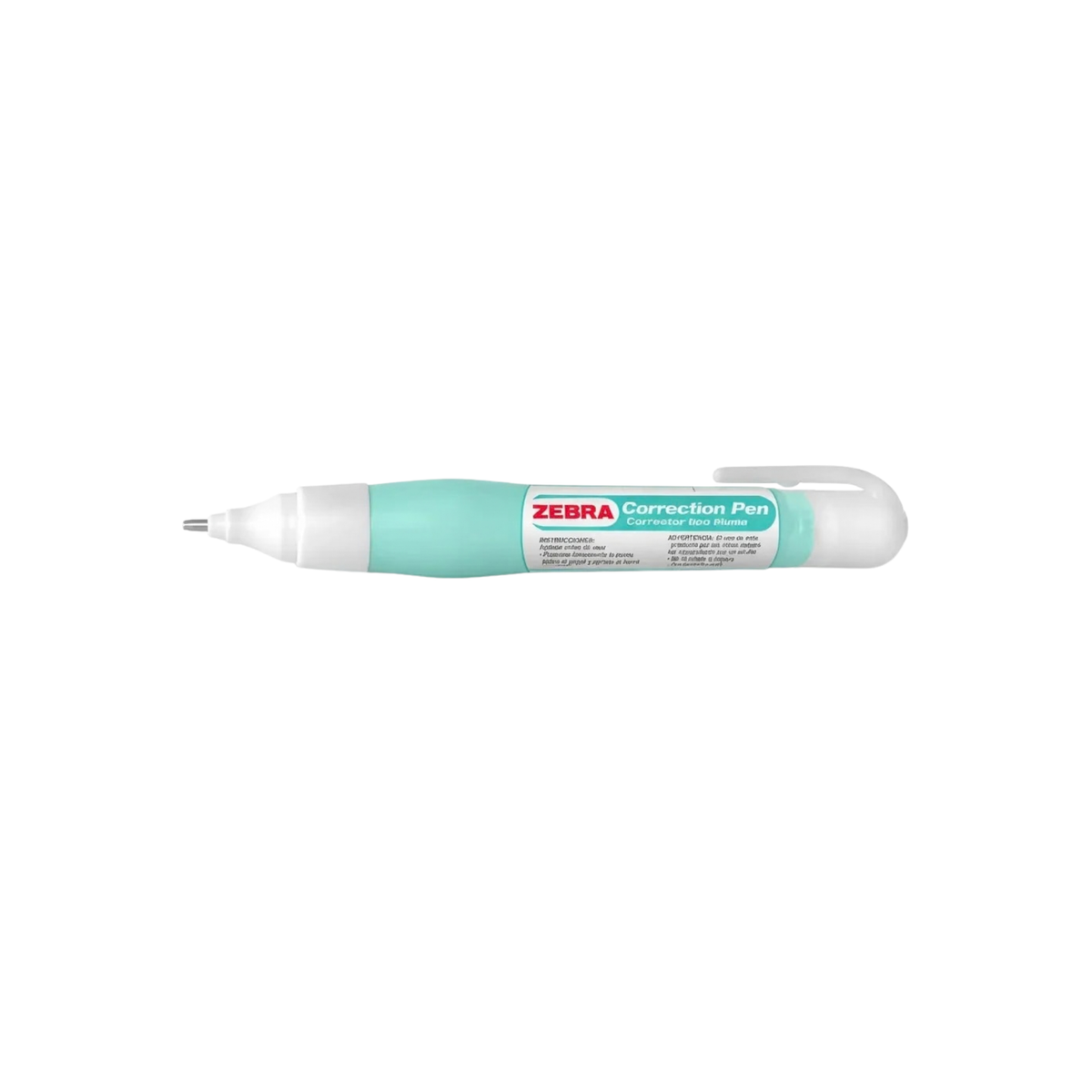 Corrector Líquido Zebra 7ml Tipo Pluma Secado Rápido