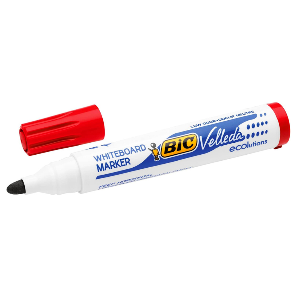 Marcador Bic Para Pizarra Ecolutions Punta Redonda