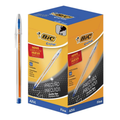 Lápiz Pasta Bic 0.8 Mm Punta Fina Cristal Precisión 50 Und