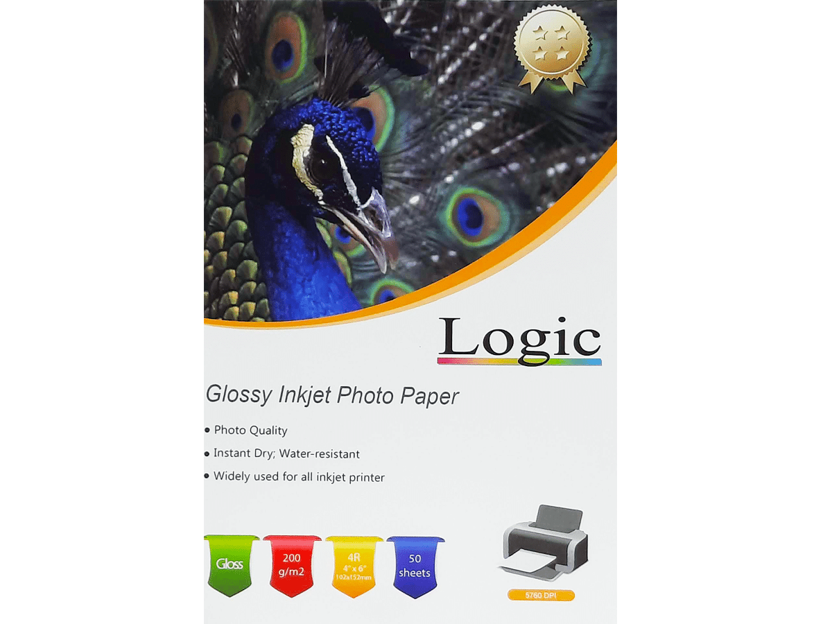 Papel Fotográfico Brillante 10x15 4R De 200 Gr X 50 Hojas