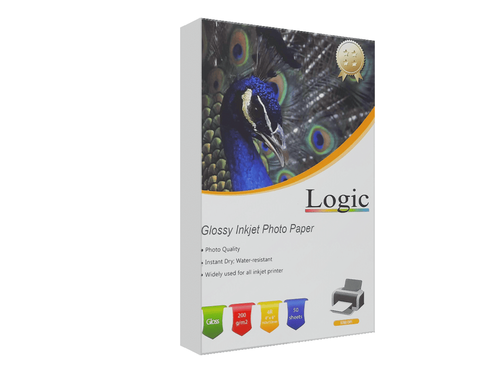 Papel Fotográfico Brillante 10x15 4R De 200 Gr X 50 Hojas