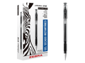 Bolígrafo Gel Secado Rápido Negro Lápices De 0.7 mm Zebra 12 Unid